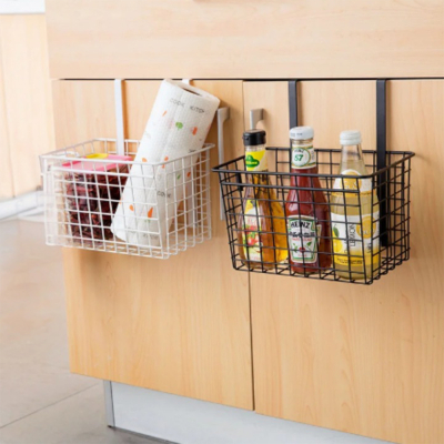 Cos suspendat metalic pentru bucatarie - baie, prindere pe usa