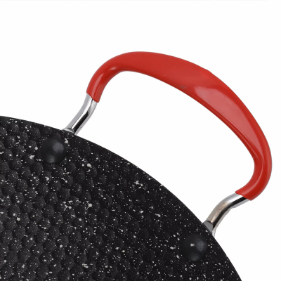 Plita coreeana tip disc pentru gratar, antiaderenta, manere de silicon