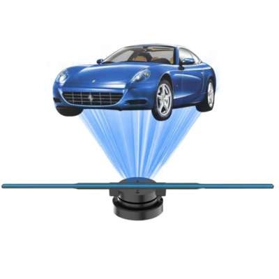 Holograma 3D cu 224 leduri, 42cm diametru, pentru reclame foto/video, control wireless, telecomanda - PD42-1